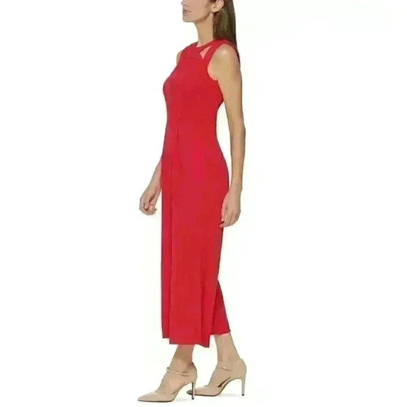 NEW! Calvin Klein Women's 6 Sleeveless Cutout Jumpsuit In Indigo NWT $139 - Picture 5 of 5